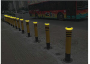 Benedrive solar traffic bollard
