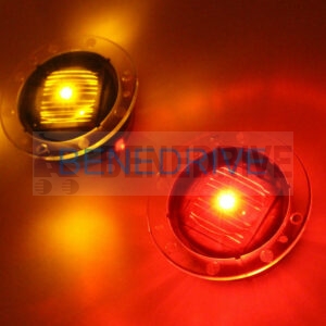 Embedded solar road stud light SRS0150A yellow & REd